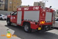 الرملة: عدد من الاصابات في حريق بناية في شارع "الهستدروت" بالمدينة